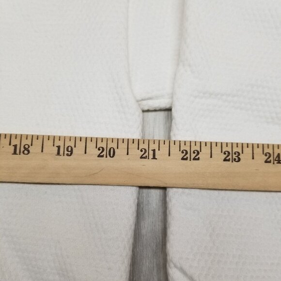 ✅Womens M VTG Ugly Christmas Sweater White Embossed Teddy Bear Janet Kruskamp - Picture 6 of 12